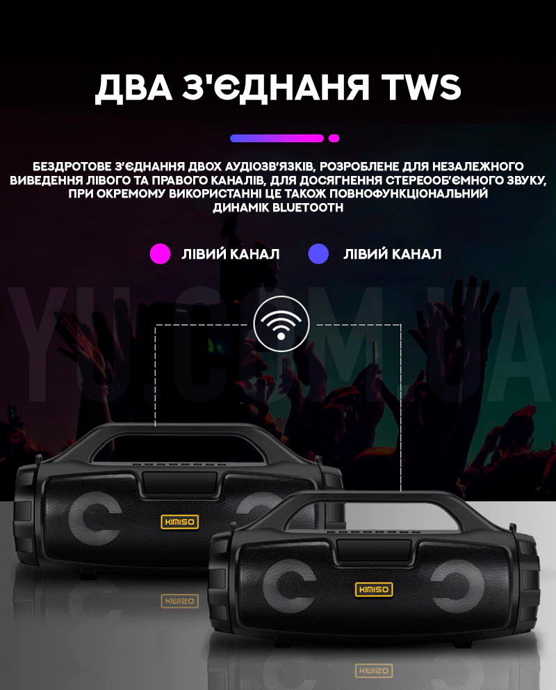 Автономна акустична система Kimiso KM-S3 Автономна акустична система Kimiso KM-S3